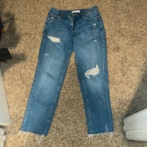 ex-boyfriend cut jeans